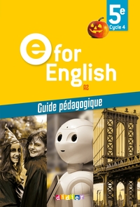 E for English 5e, Livre du professeur