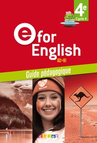 E for English 4e, Livre du professeur