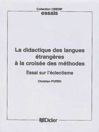 La didactique des langues à la croisée des méthodes - Livre