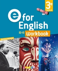 E for English 3e, Cahier d'activités