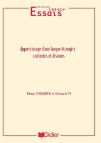 APPRENTISSAGE D'UNE LANGUE ETRANGERE ET CONTEXTE - LIVRE