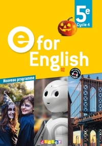E for English 5e, Livre de l'élève