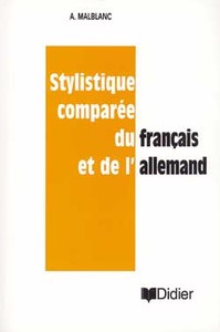 Stylistique comparée du français et de l'allemand