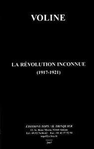 La révolution inconnue (1917-1921) (NED 2013)