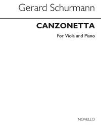 GERARD SCHURMANN: CANZONETTA (VIOLA/PIANO)