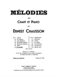 ERNEST CHAUSSON: LE COLIBRI - EDITION FOR MEZZO SOPRANO AND BARITONE