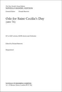 ODE FOR SAINT CECILIA'S DAY (HARPSICHORD)