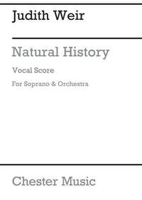 JUDITH WEIR: NATURAL HISTORY (VOCAL SCORE)