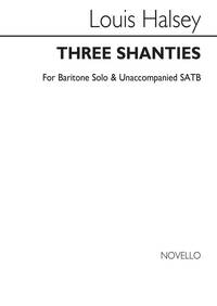 HALSEY: THREE SHANTIES FOR SOLO BASS WITH SATB CHORUS CHANT