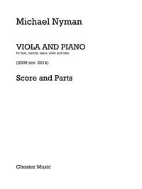 MICHAEL NYMAN: VIOLA AND PIANO (REVISED 2014) (SCORE/PARTS)
