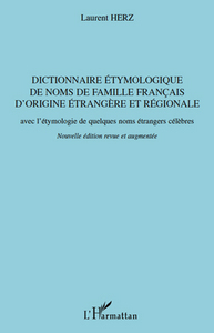 Dictionnaire étymologique de noms de famille français d'origine étrangère et régionale