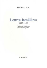 LETTRES FAMILIERES