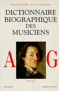 Dictionnaire biographique des musiciens - tome 1