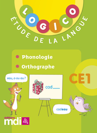 Logico - Etude de la langue CE1, Pochette Phonologie-Orthographe, 40 fiches