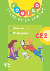 Logico - Etude de la langue CE2, Pochette Grammaire-Conjugaison, 40 fiches