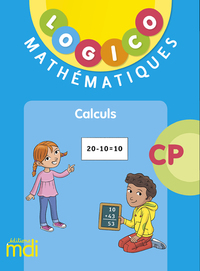 Logico - Mathématiques CP, Pochette Calculs - 40 fiches