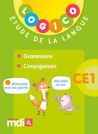 Logico - Etude de la langue CE1, Pochette Grammaire-Conjugaison, 40 fiches