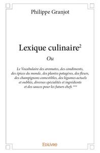 Lexique culinaire 2