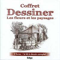 Coffret Dessiner les fleurs et les paysages