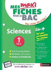 Mes maxi fiches ABC Sciences 1ère ES-L