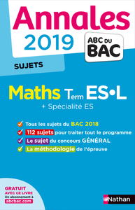 Annales Bac 2019 Maths Term ES-L - Non Corrigé