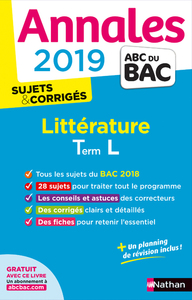 Annales Bac 2019 Littérature Terminale L Corrigé