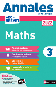 ANNALES BREVET 2022 MATHS - CORRIGE