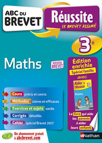 ABC du Brevet Réussite MathS 3E - Spécial famille