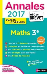 Annales Brevet 2017 - Maths - Corrigé