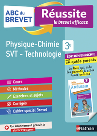 Réussite Famille - Physique Chimie SVT Techno 3e
