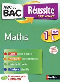 ABC Réussite maths 1ère ESL