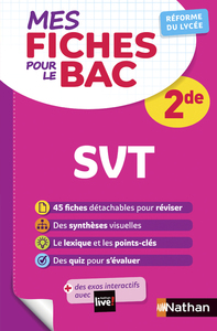 MES FICHES POUR LE BAC SCIENCES ET VIE DE LA TERRE 2DE