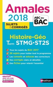 Annales Bac Histoire Géo STMG - Corrigé - 2018
