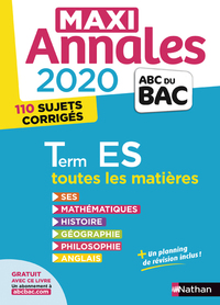 Maxi Annales Bac 2020 - Terminale ES