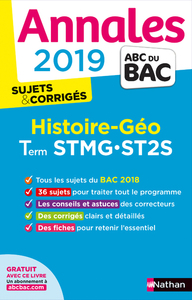Annales Bac 2019 Histoire/Géo STMG - ST2S Sujets et corrigés