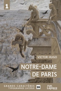 NOTRE-DAME DE PARIS 1 - LIVRES I A VI : GRANDS CARACTERES, EDITION ACCESSIBLE POUR LES MALVOYANTS