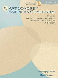 15 ART SONGS BY AMERICAN COMPOSERS CHANT +CD