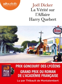 LA VERITE SUR L'AFFAIRE HARRY QUEBERT - LIVRE AUDIO 2 CD MP3