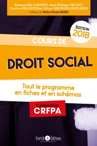 COURS DE DROIT SOCIAL - TOUT LE PROGRAMME EN 80 FICHES ET EN SCHEMAS