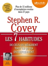 LES 7 HABITUDES DE CEUX QUI REALISENT TOUT CE QU'ILS ENTREPRENNENT - LIVRE AUDIO 1 CD MP3