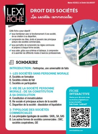 DROIT DES SOCIETES - LES SOCIETES COMMERCIALES
