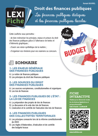 DROIT DES FINANCES PUBLIQUES (2E EDITION) - LES FINANCES PUBLIQUES ETATIQUES ET LES FINANCES PUBLIQU