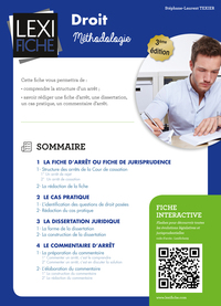 DROIT - METHODOLOGIE