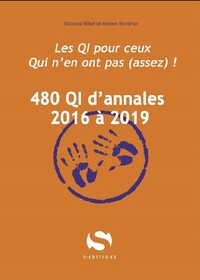 480 QI d'annales 2016 à 2019