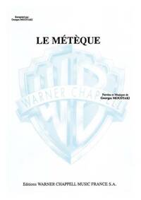 GEORGES MOUSTAKI: METEQUE (LE) PIANO, VOIX, GUITARE