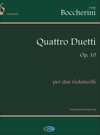 LUIGI BOCCHERINI: 4 DUETTI OP.10, PER 2 VIOLONCELLI