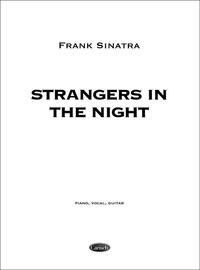 FRANK SINATRA: STRANGERS IN THE NIGHT PIANO, VOIX, GUITARE