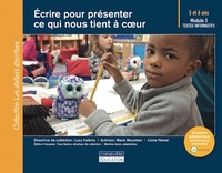 ECRIRE POUR PRESENTER CE QUI NOUS TIENT A COEUR - ATELIERS D'ECRITURE