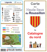 Carte des hauts-lieux du Roussillon