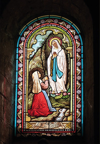 Lot de 20 images prière - Notre-Dame de Lourdes